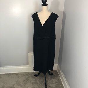 Black Beaded Dress Size 22